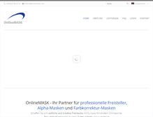 Tablet Screenshot of onlinemask.com
